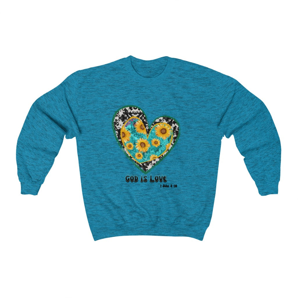 Fall Heart Heavy Blend™ Crewneck Sweatshirt