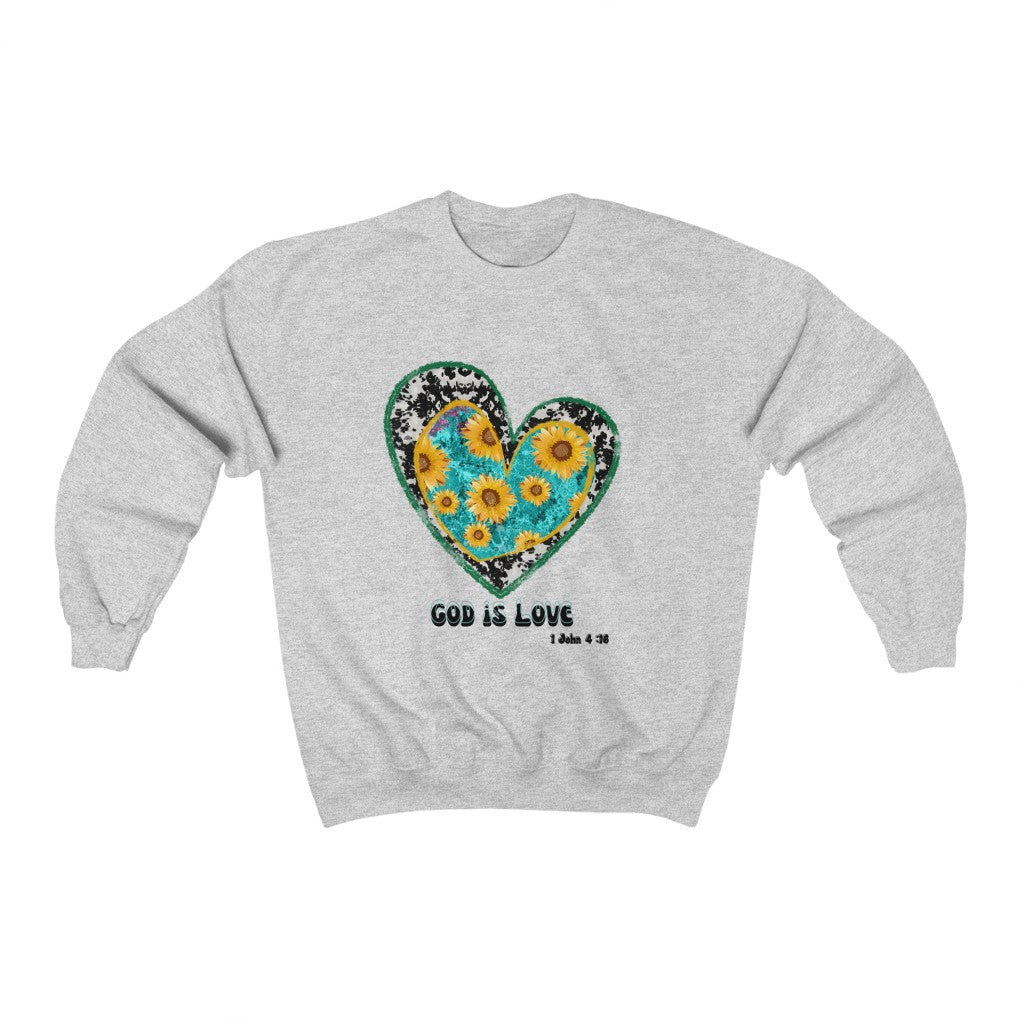 Fall Heart Heavy Blend™ Crewneck Sweatshirt