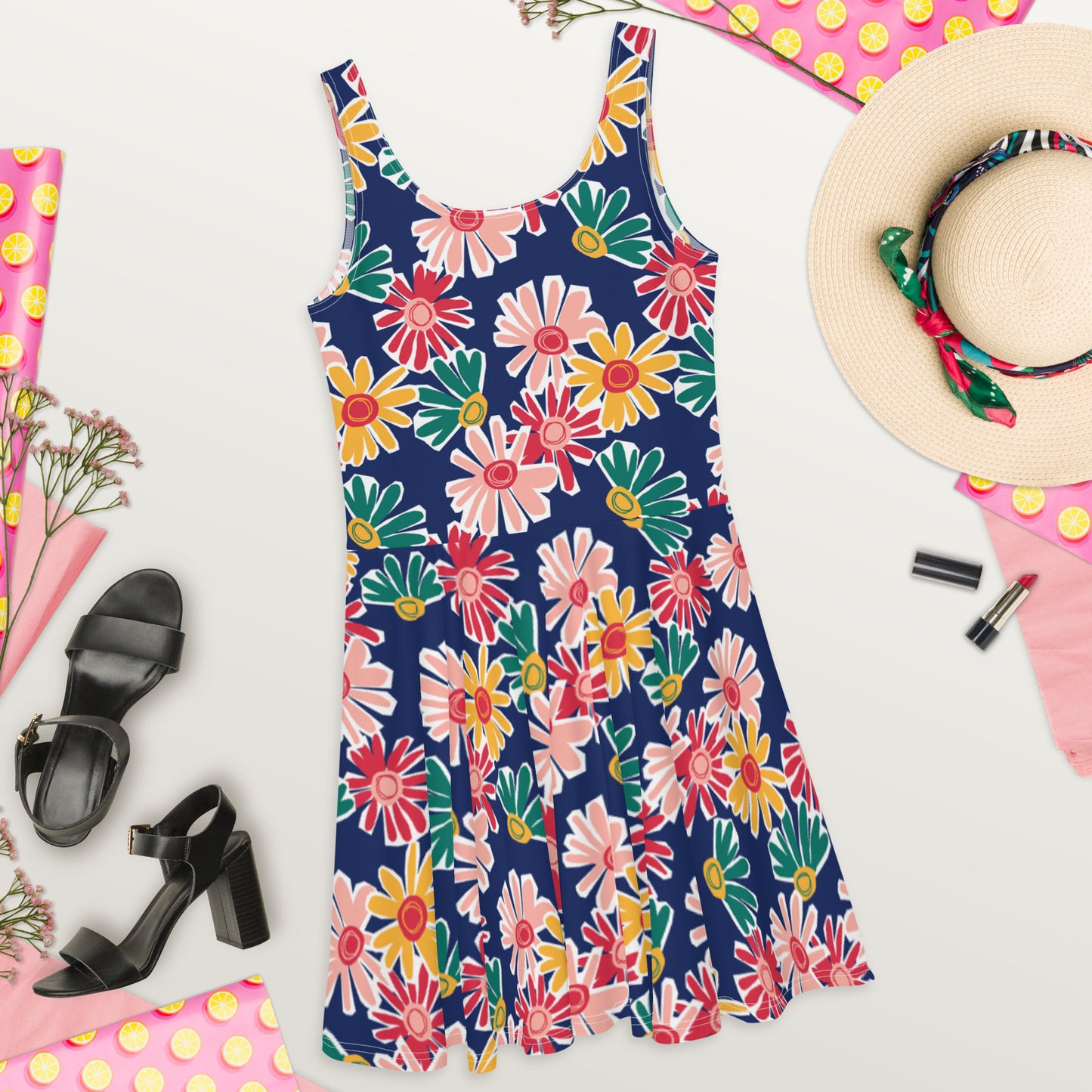 Floral Skater Dress