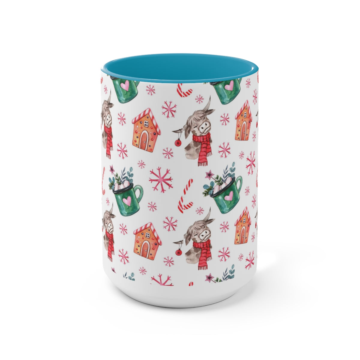 Christmas Coffee Mugs, 15oz