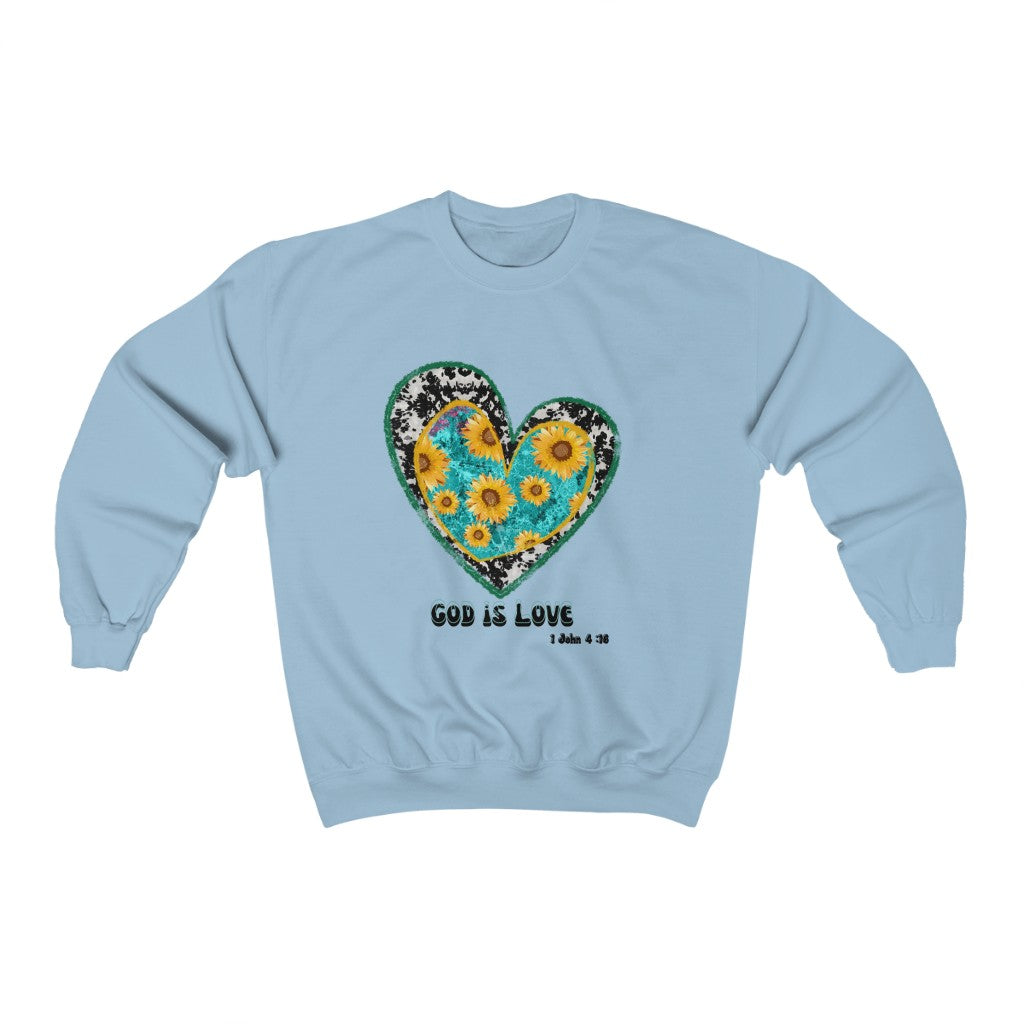 Fall Heart Heavy Blend™ Crewneck Sweatshirt