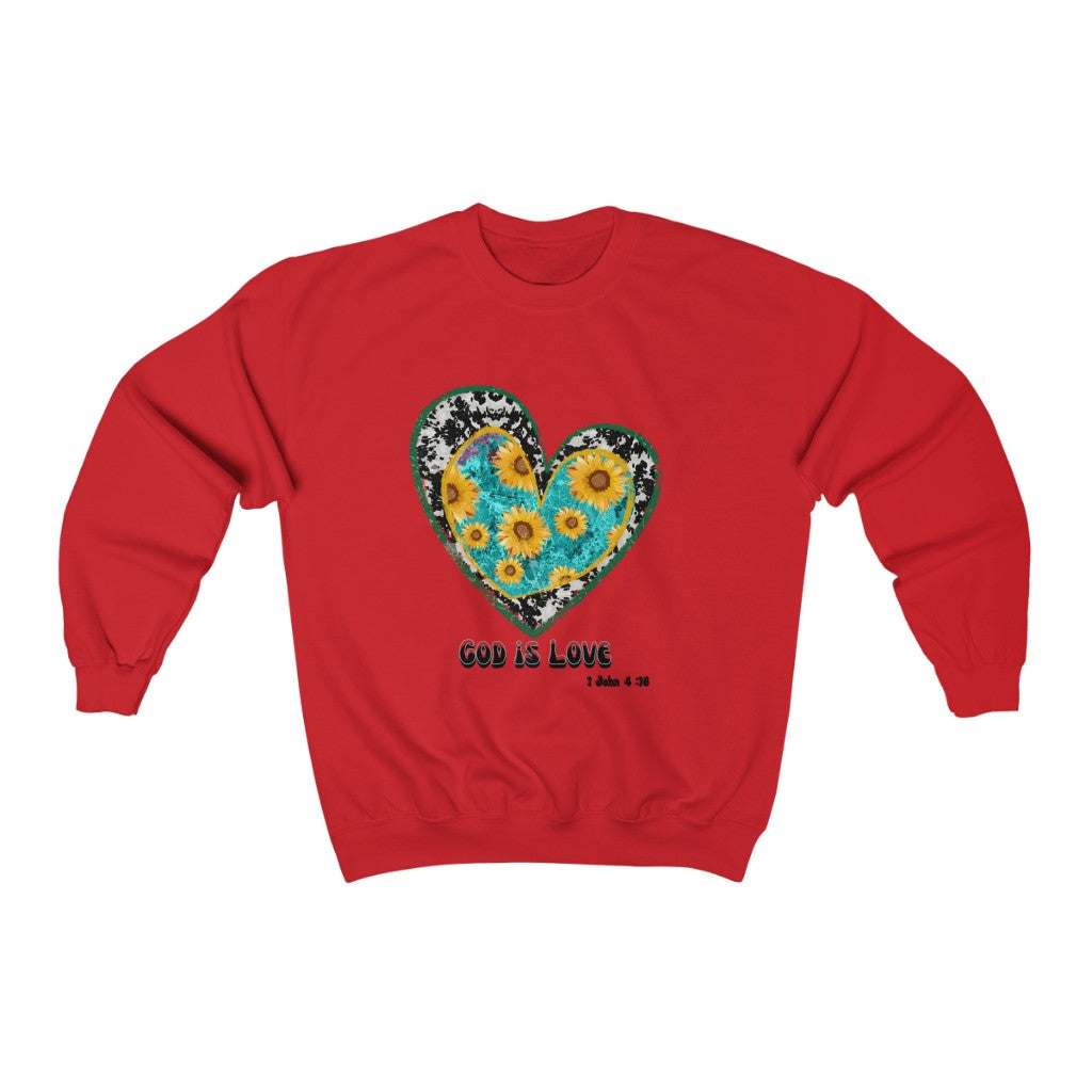 Fall Heart Heavy Blend™ Crewneck Sweatshirt