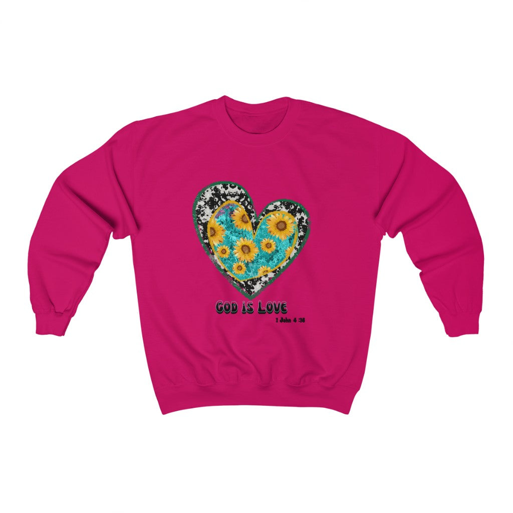 Fall Heart Heavy Blend™ Crewneck Sweatshirt