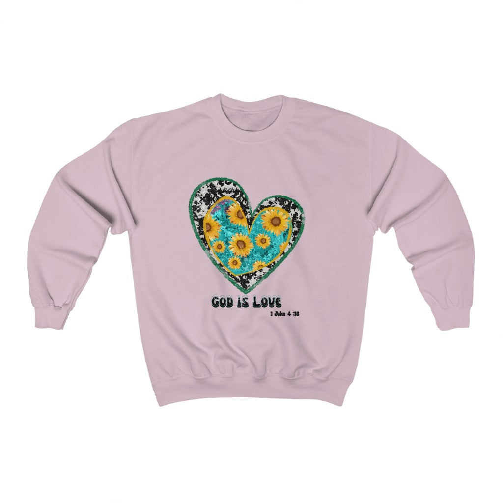Fall Heart Heavy Blend™ Crewneck Sweatshirt