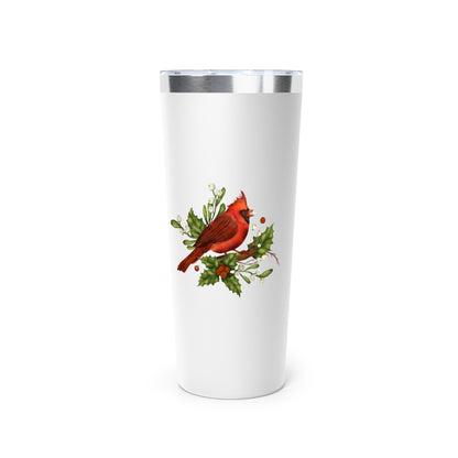 Christmas Cardinal Copper Vacuum Insulated Tumbler, 22oz