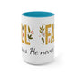 Fall For Jesus Coffee Mugs, 15oz, Unique Coffee Mug, Holiday Gift
