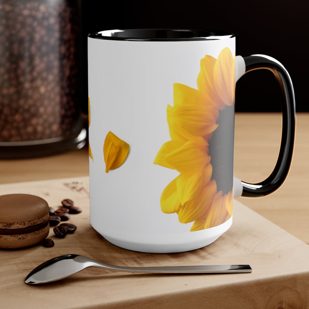 Sunflower Coffee Mugs, 15oz, Unique Coffee Mug, Gift