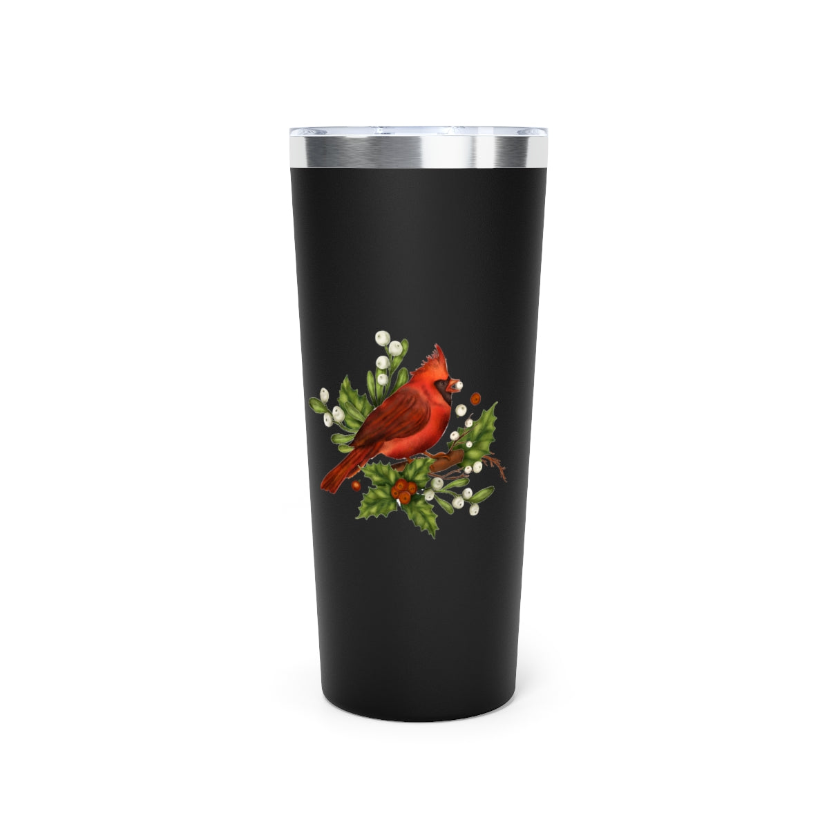 Christmas Cardinal Copper Vacuum Insulated Tumbler, 22oz