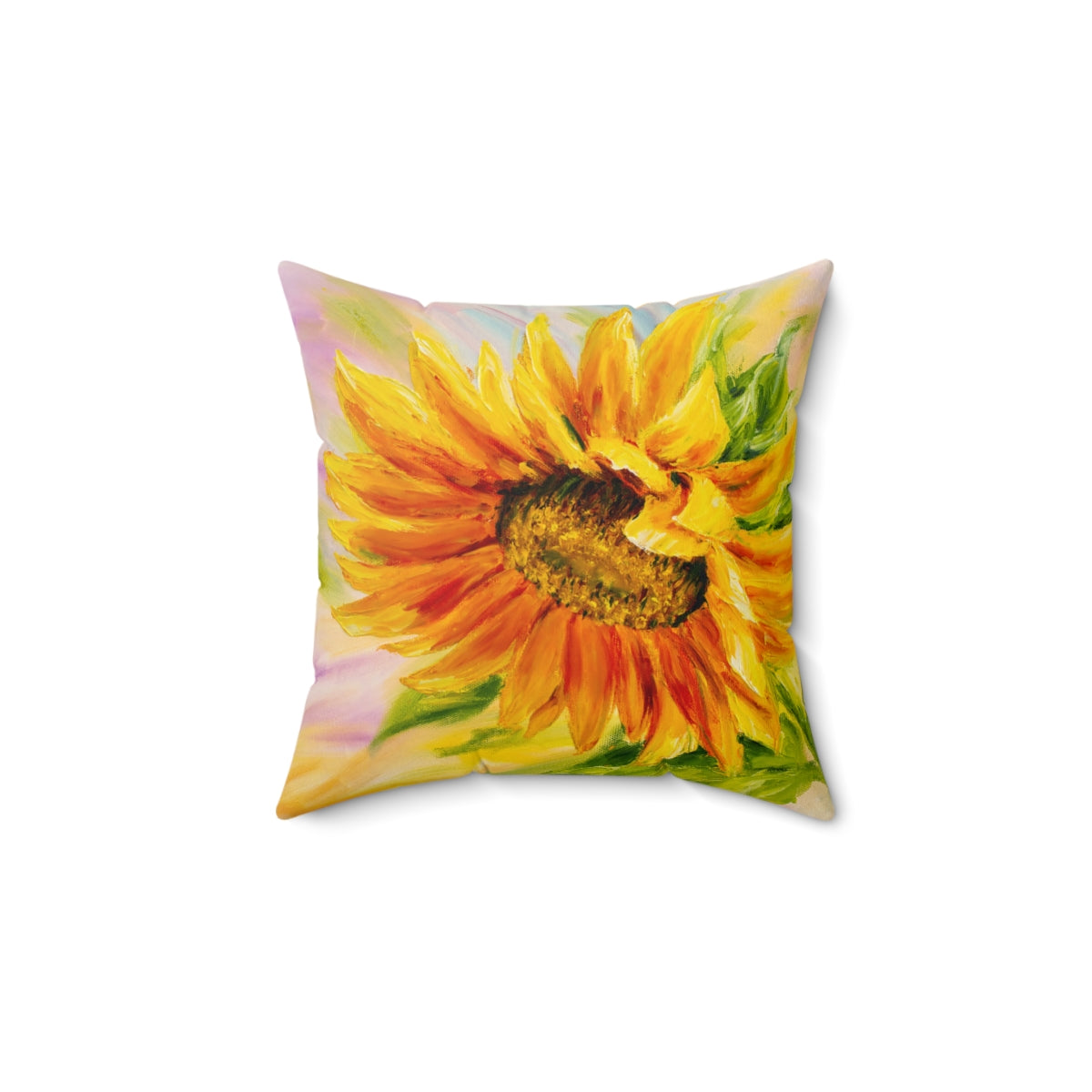 Classic Sunflower Square Pillow