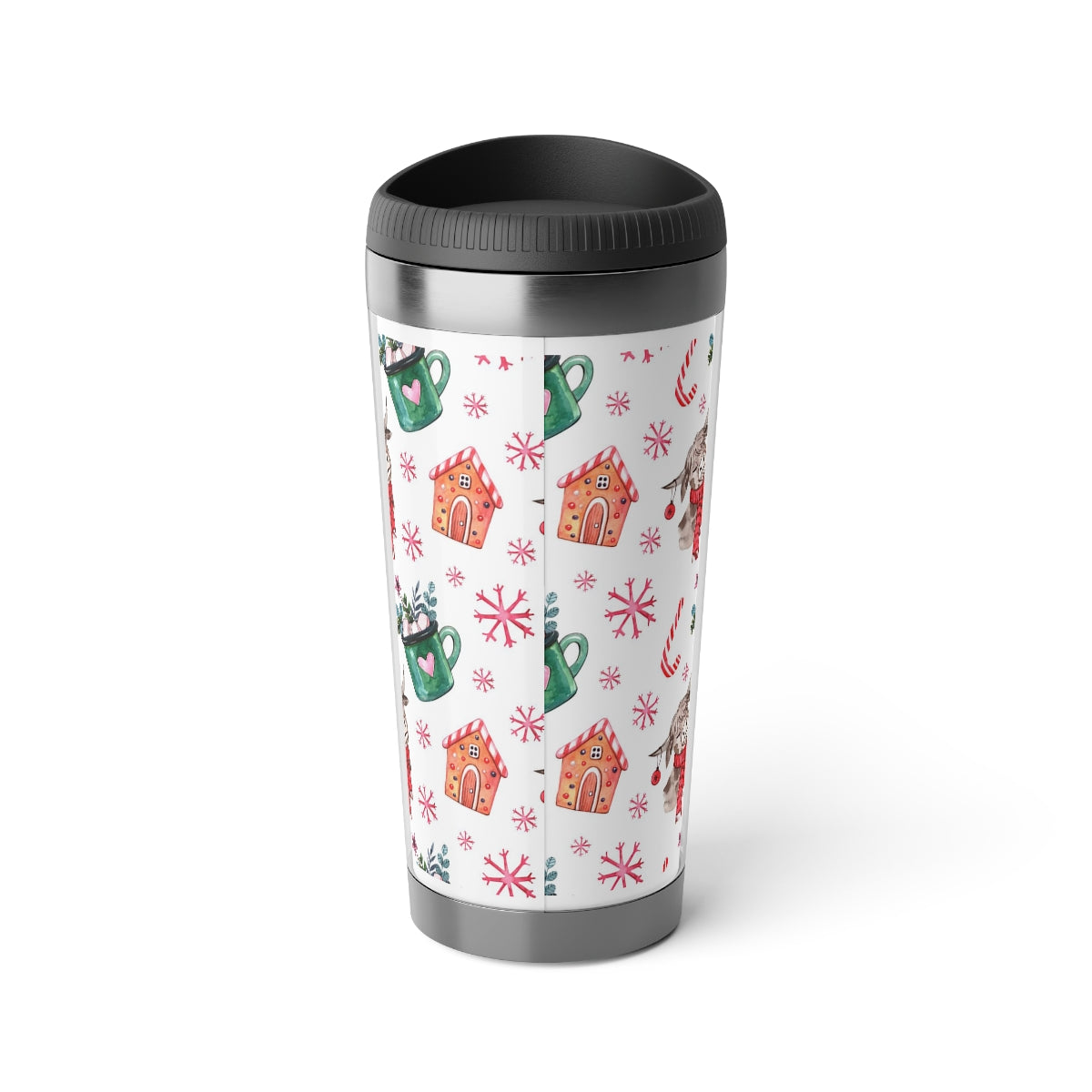 Christmas Stainless Steel Travel Mug