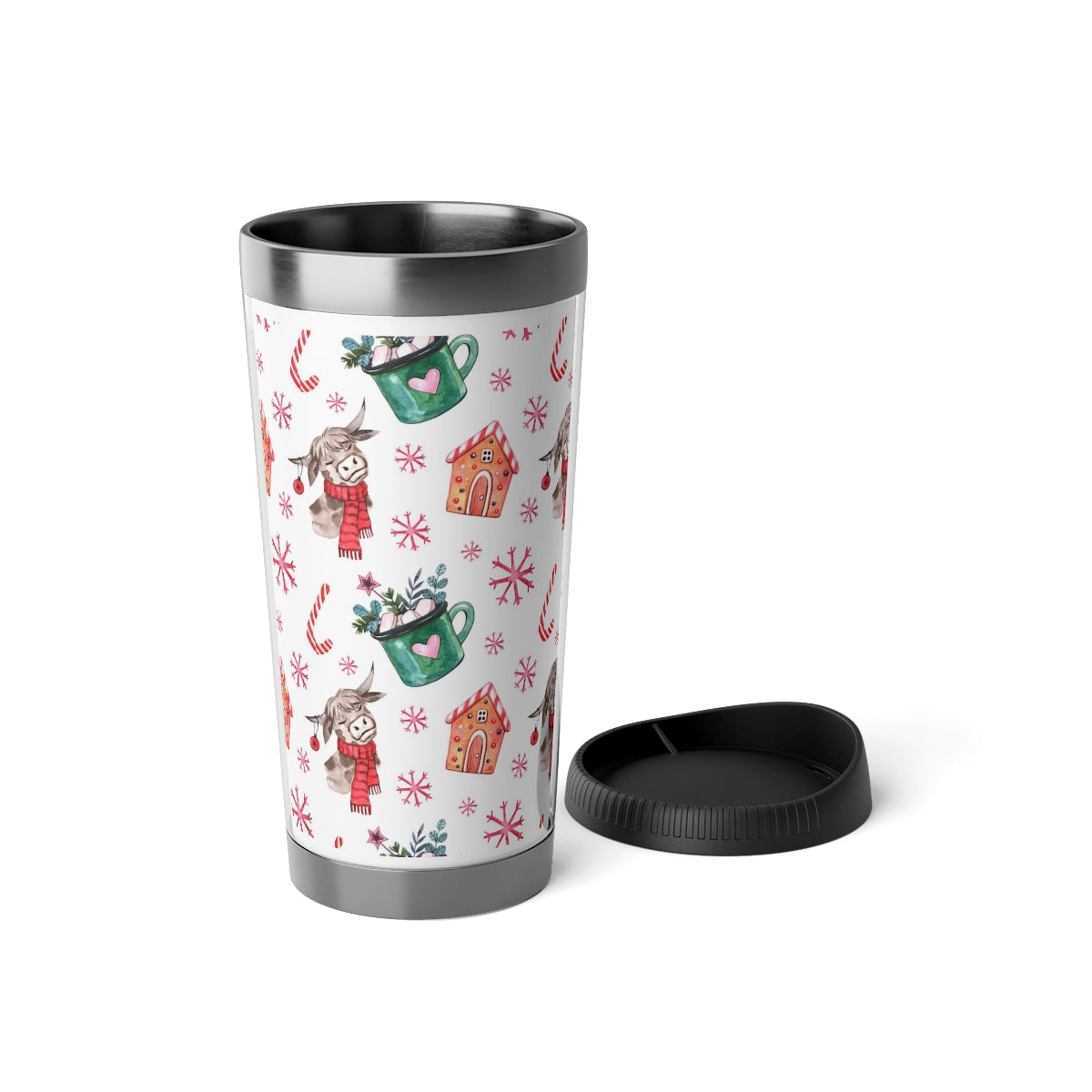 Christmas Stainless Steel Travel Mug