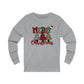 Merry Christmas Jersey Long Sleeve Tee