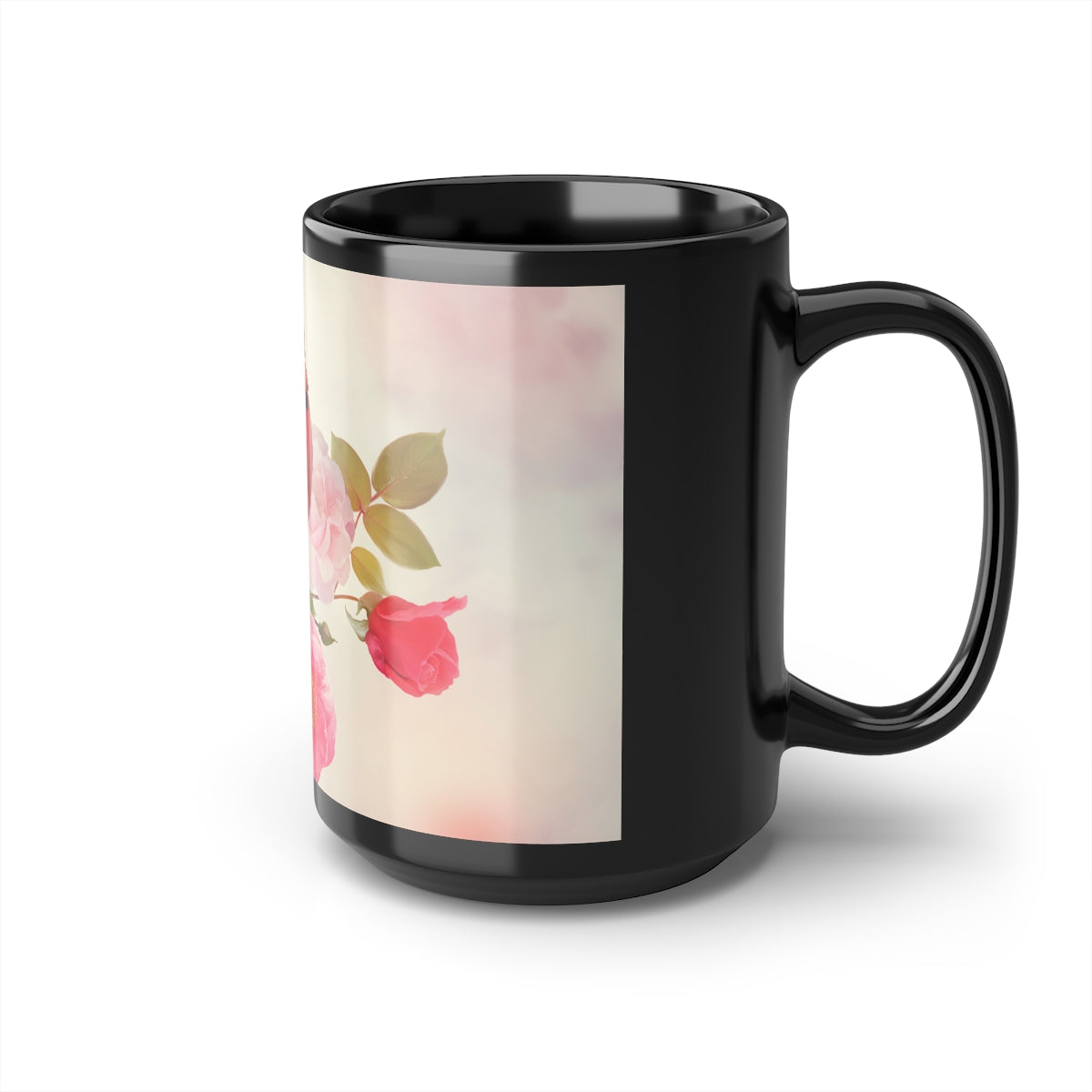 Black Cardinal  Mug, 15oz