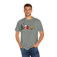 Comfort Colors T-shirt, Retro T-shirt, Believe, Christmas Tree, Christmas Stocking