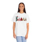 Comfort Colors T-shirt, Retro T-shirt, Believe, Christmas Tree, Christmas Stocking