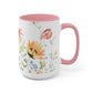 Bouquet Coffee Mugs, 15oz