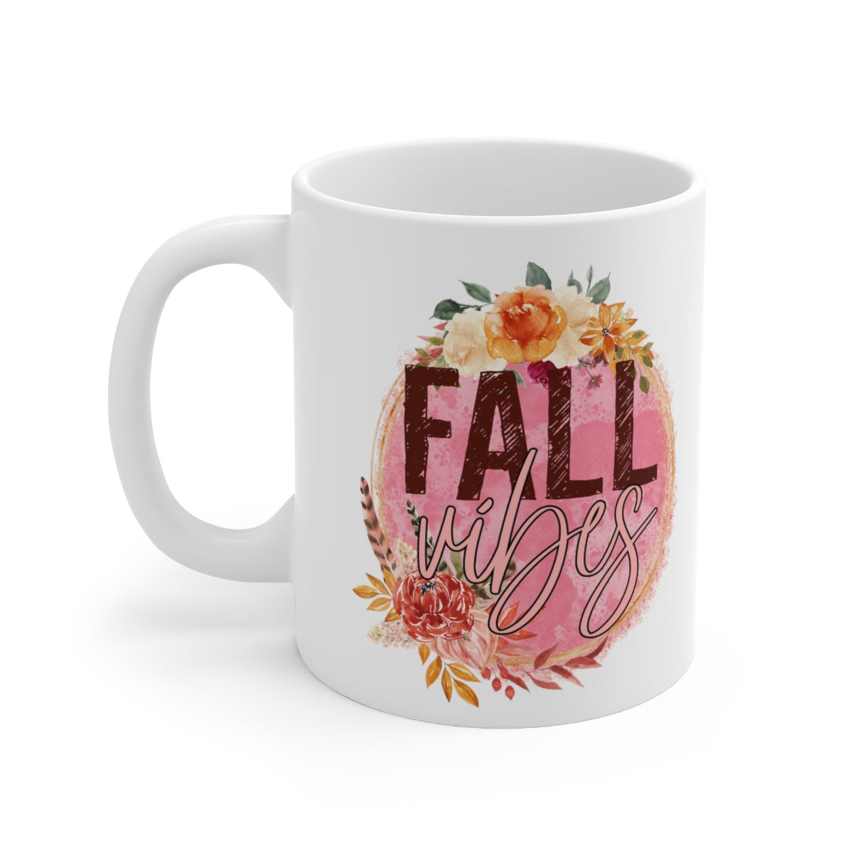 Fall Vibes Mug 11oz, Unique Coffee Mug, It's Fall Y'all, Holiday Gift