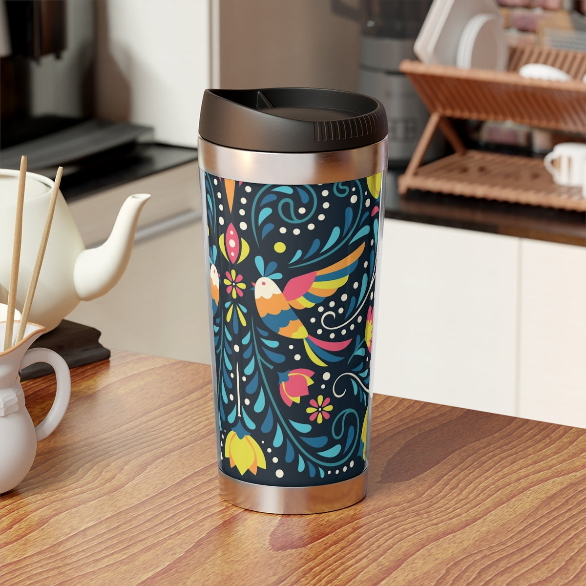 Turtle Dove Stainless Steel Travel Mug,