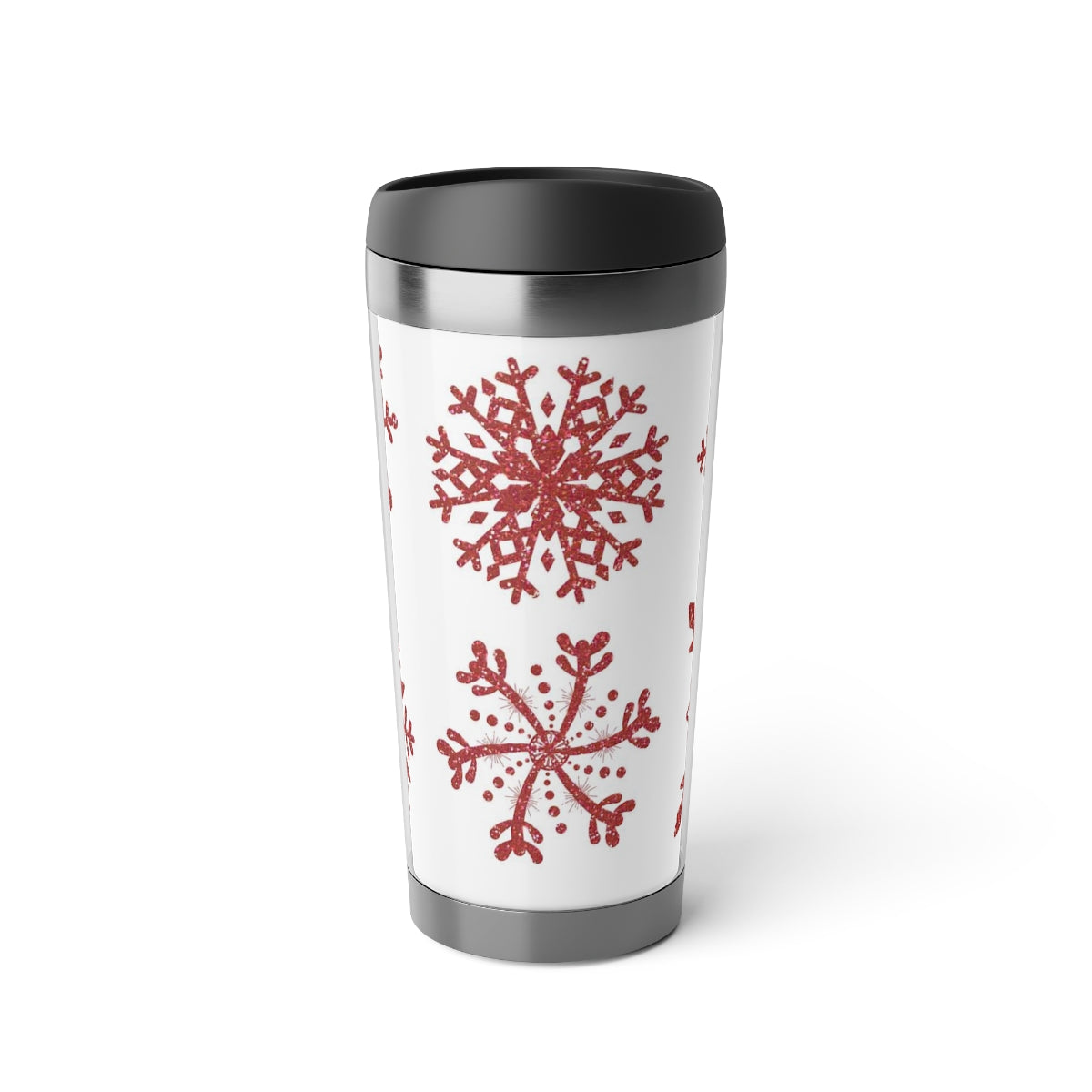 Let it Snow Stainless Steel Travel Mug with Insert