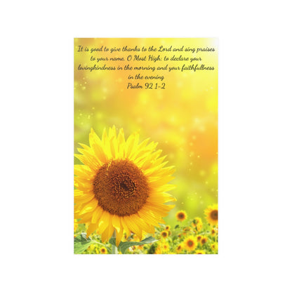 Sunflower poster