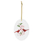 Christmas Cardinal Duo Ceramic Ornament, 1-Pack