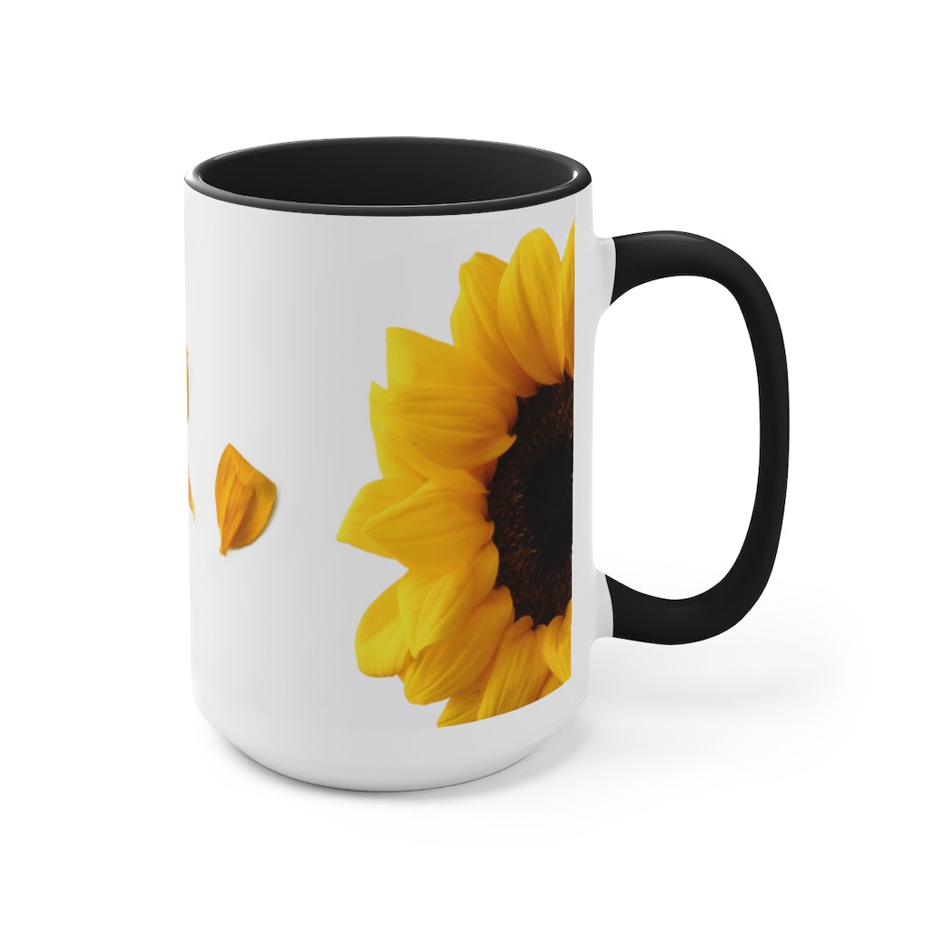 Sunflower Coffee Mugs, 15oz, Unique Coffee Mug, Gift