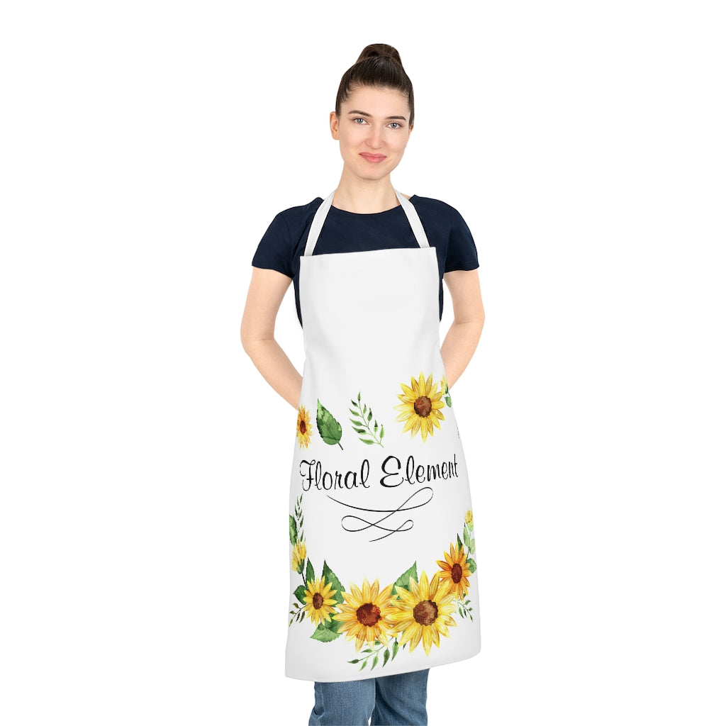 Floral Element Adult Apron