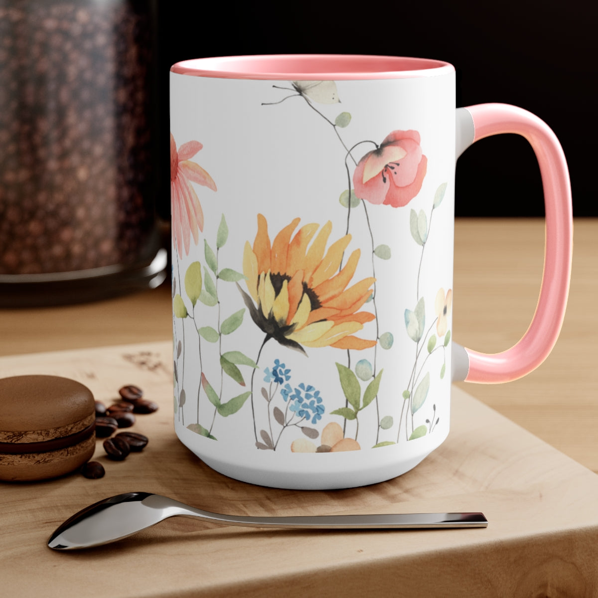 Bouquet Coffee Mugs, 15oz