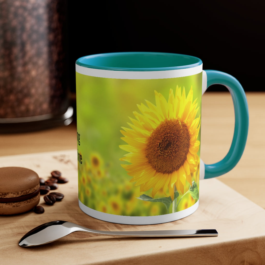 Good Morning Sunshine 11oz Accent Mug, Unique Coffee Mug, Holiday Gift