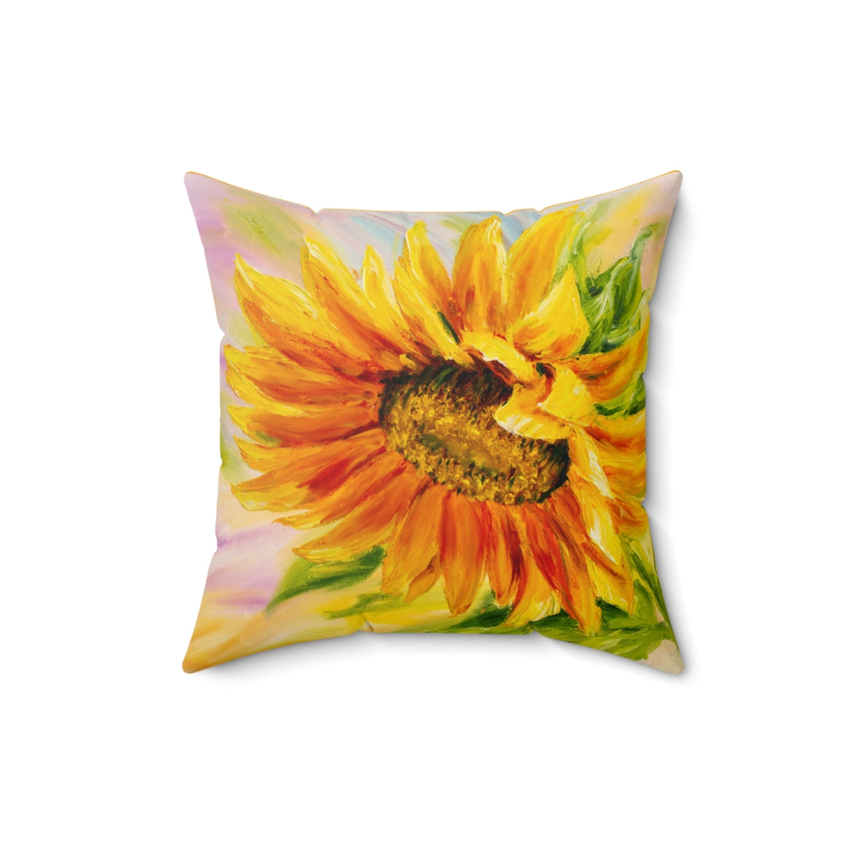 Classic Sunflower Square Pillow