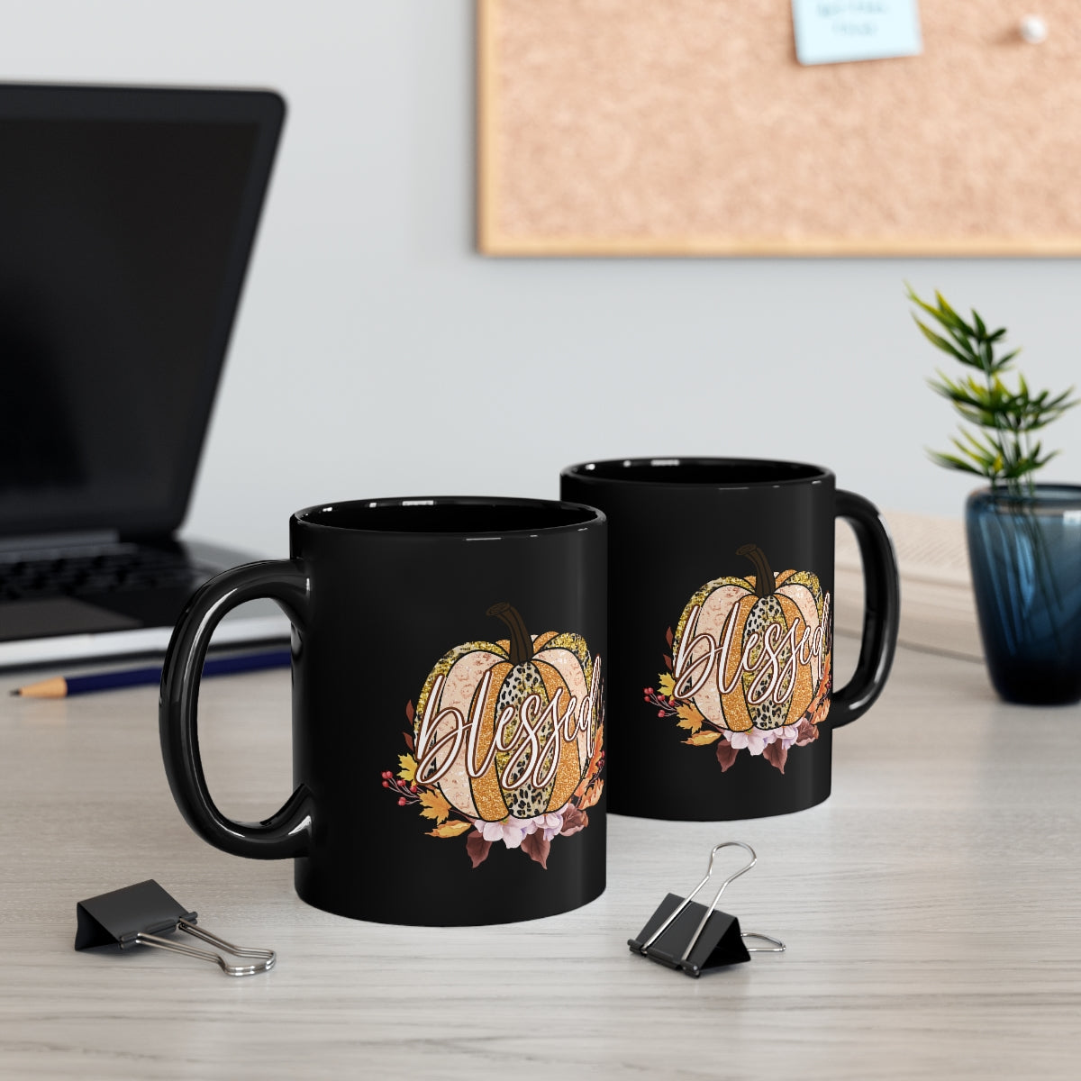 Blessed 11oz Black Mug