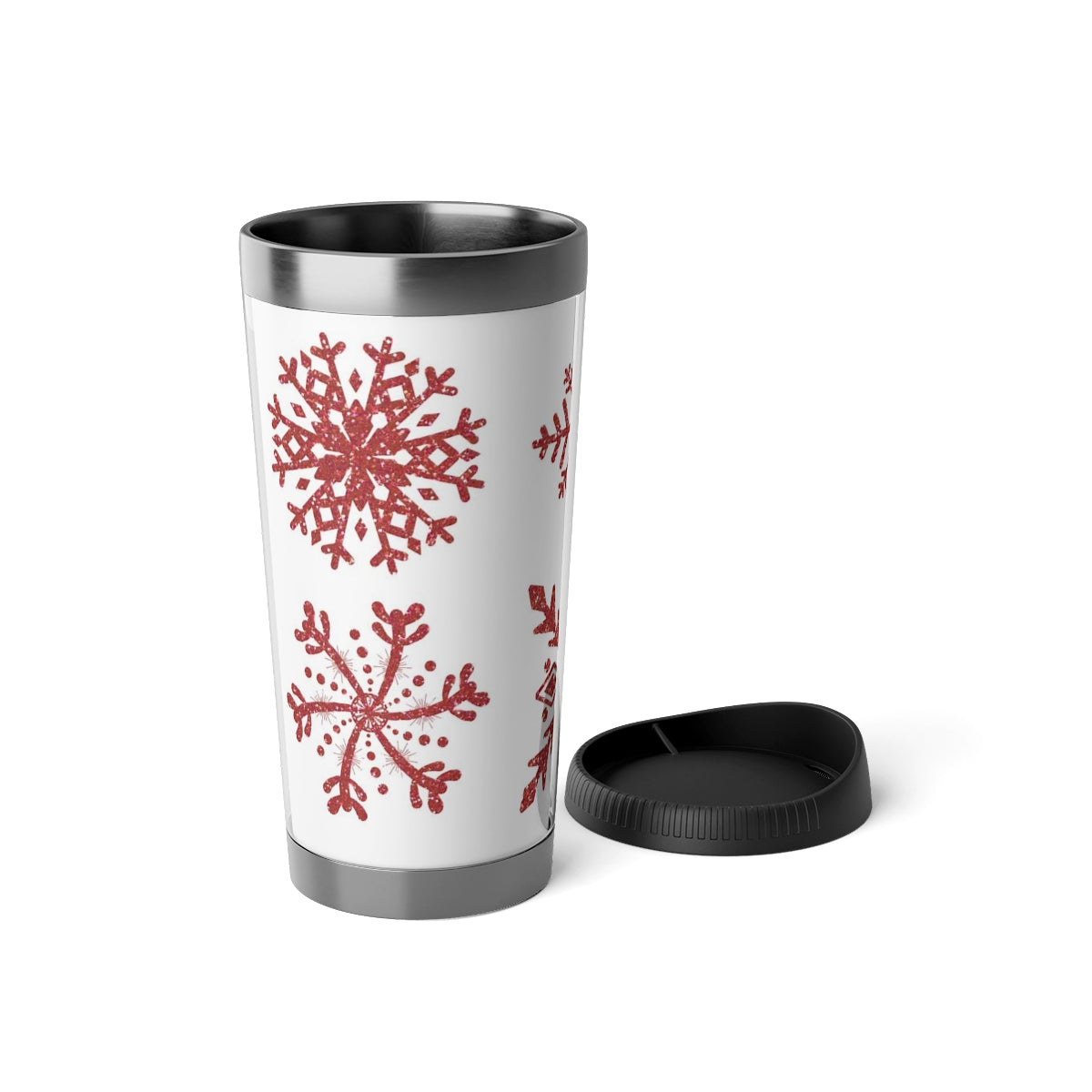 Let it Snow Stainless Steel Travel Mug with Insert