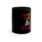 Merry Christmas 11oz Black Mug