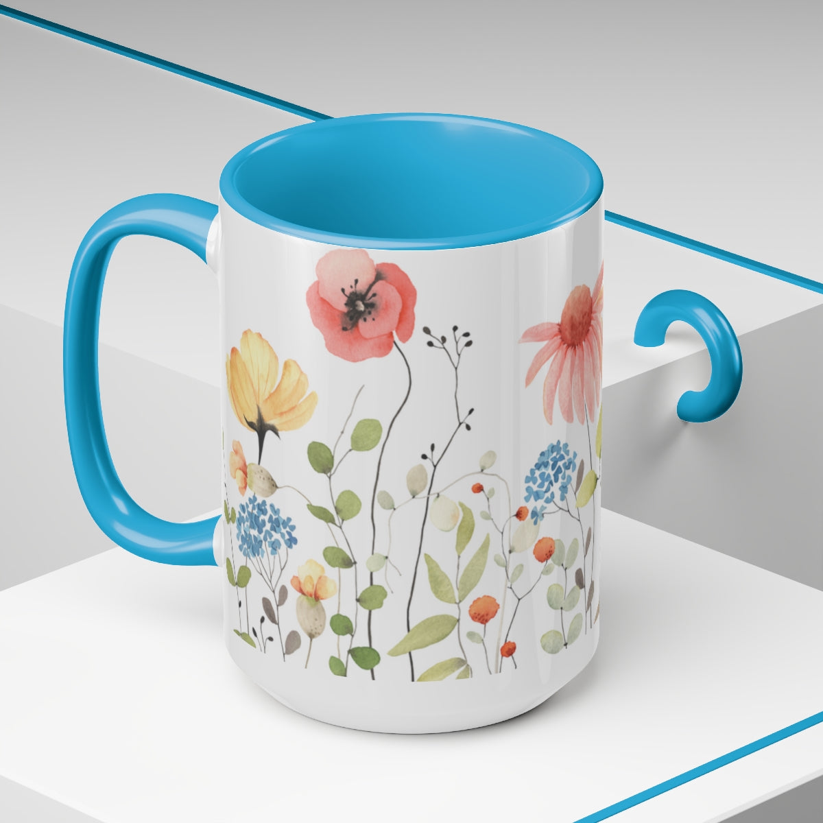 Bouquet Coffee Mugs, 15oz