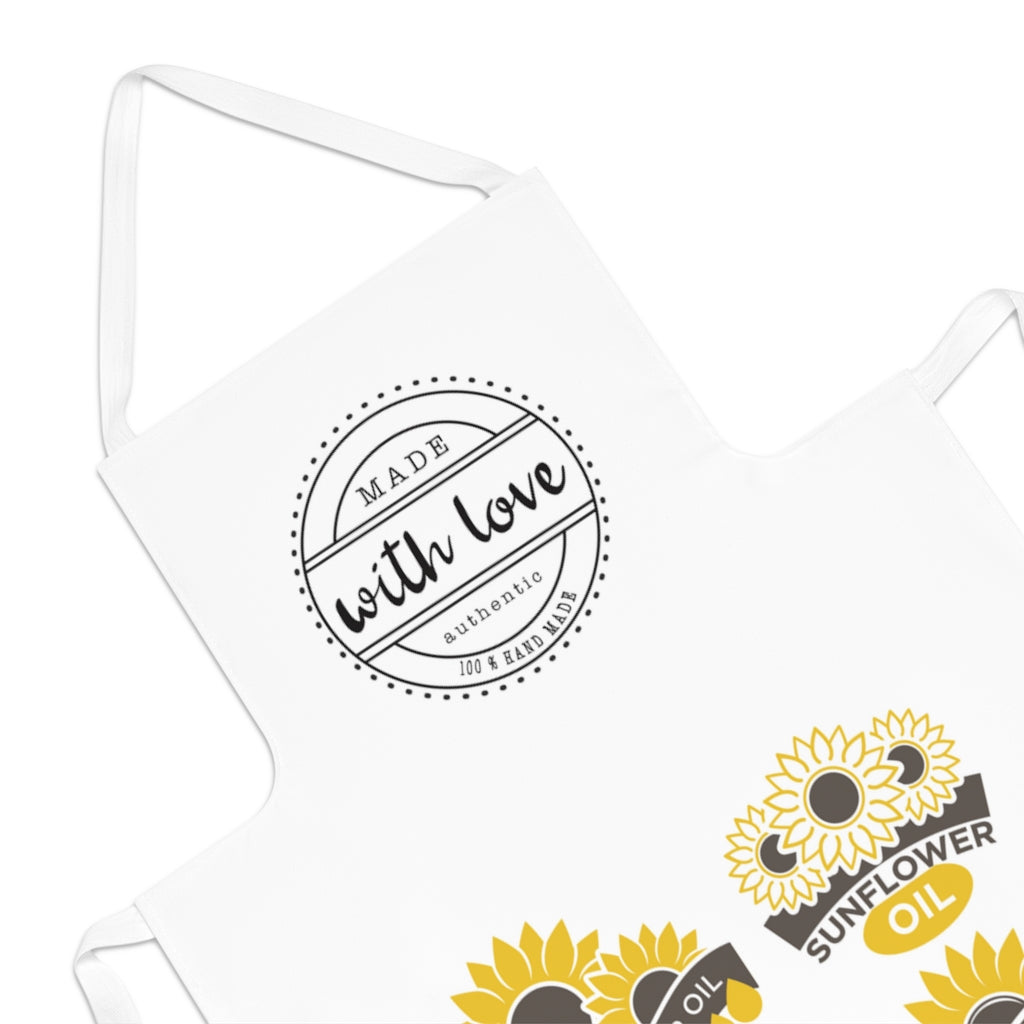 Sunflower Made with Love Adult Apron