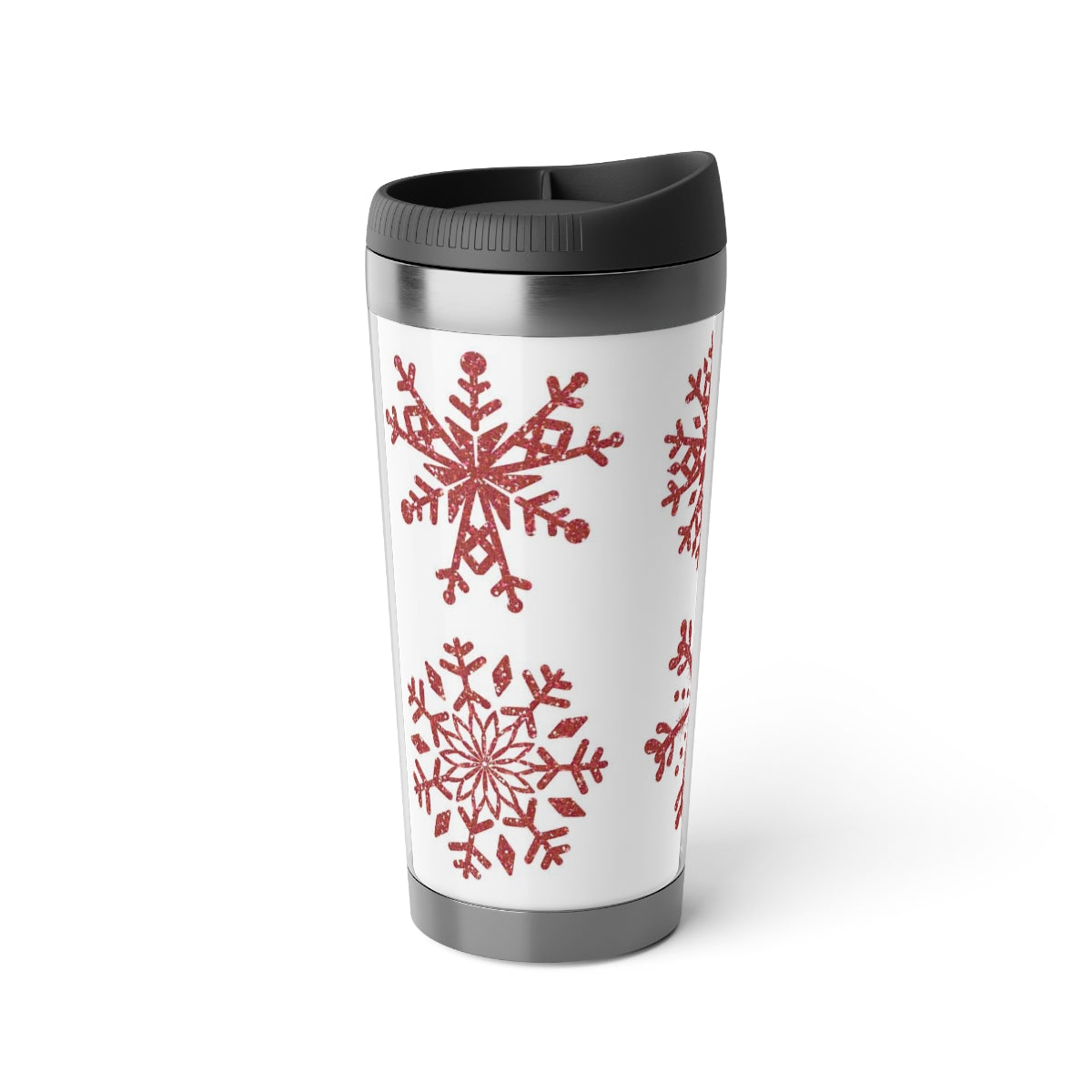 Let it Snow Stainless Steel Travel Mug with Insert