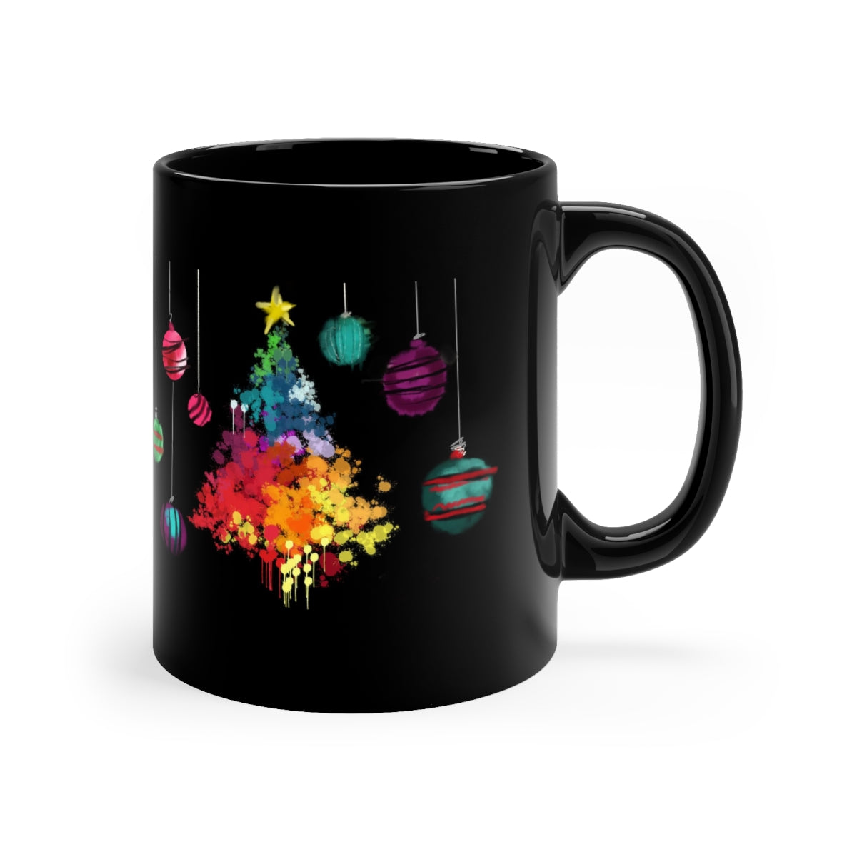 Christmas Tree 11oz Mug, Unique Mug, Holiday Mug, Holiday Gift