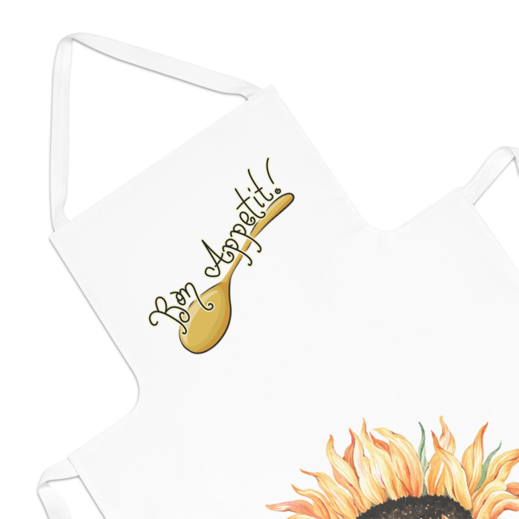 Single Sunflower Bon Appetit Adult Apron