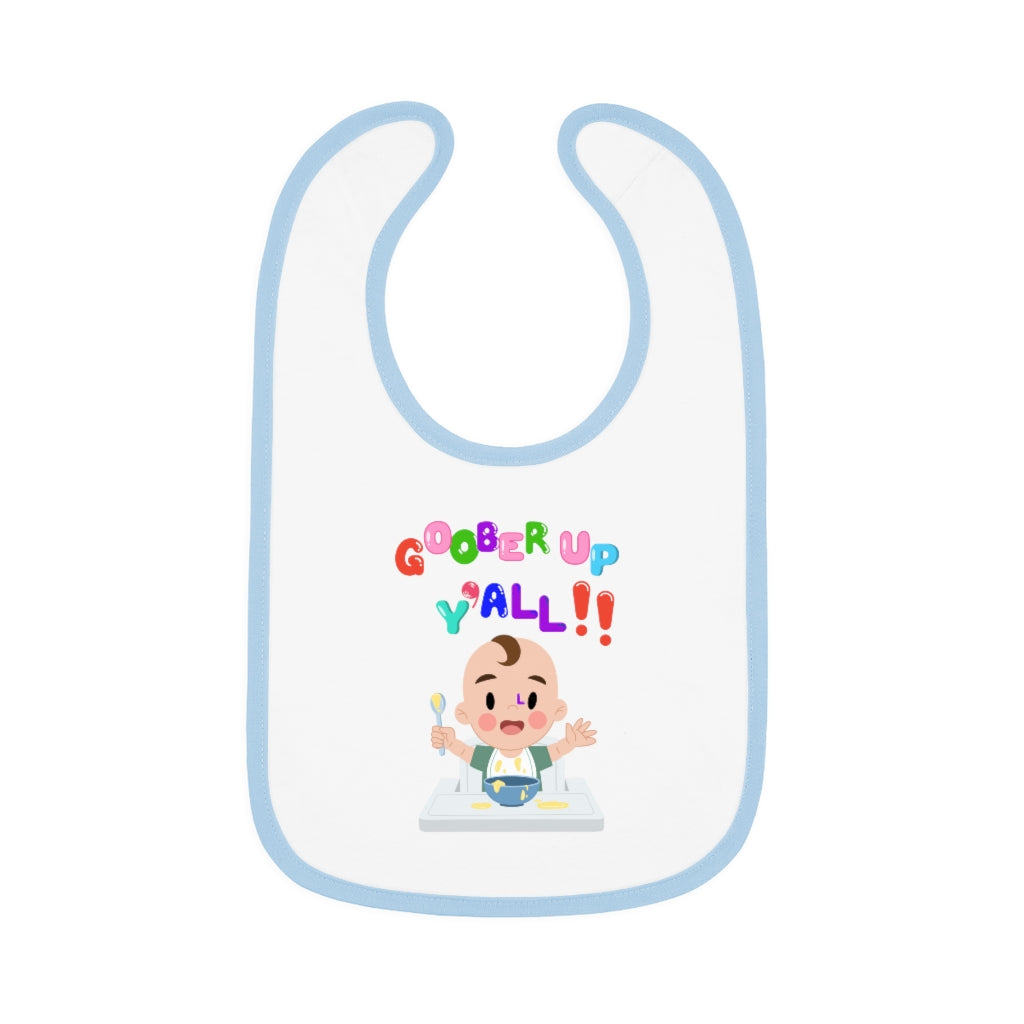 Baby Contrast Trim Jersey Bib