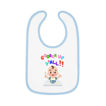 Baby Contrast Trim Jersey Bib