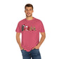 Comfort Colors T-shirt, Retro T-shirt, Believe, Christmas Tree, Christmas Stocking