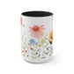 Bouquet Coffee Mugs, 15oz
