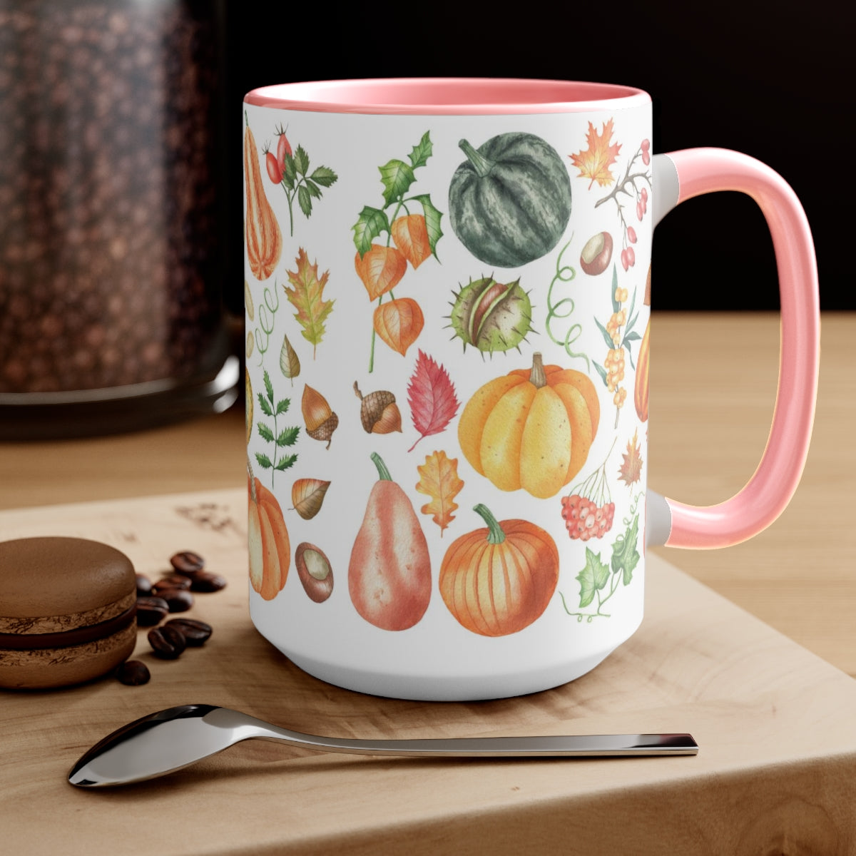 Pumpkin Coffee Mugs, 15oz, Unique Coffee Mug, It's Fall Y'all Mug