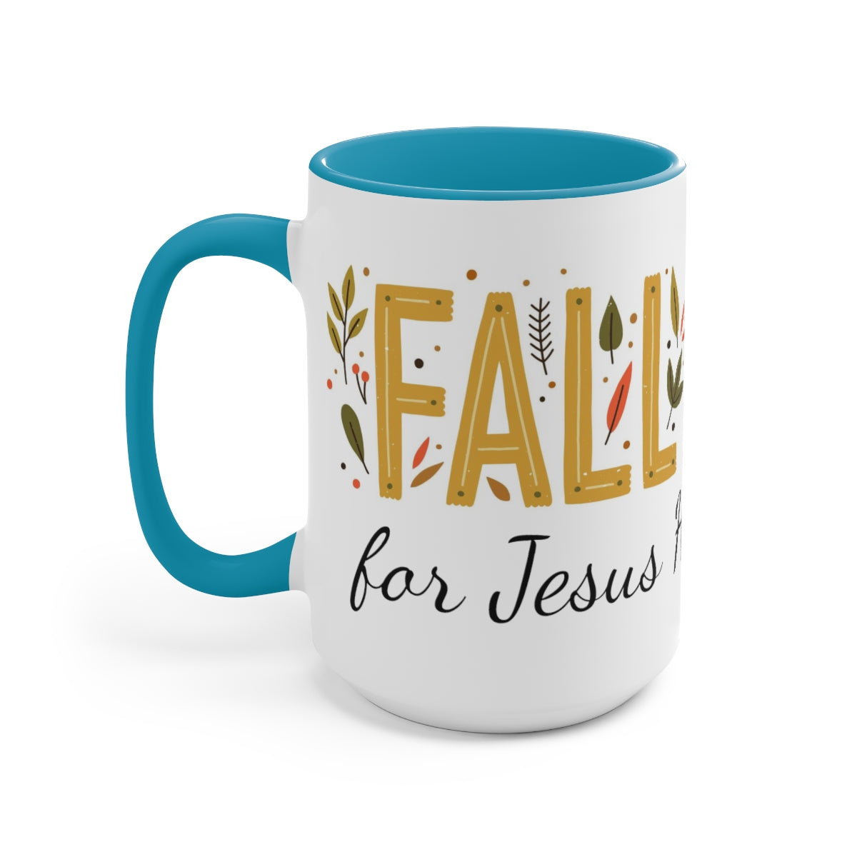 Fall For Jesus Coffee Mugs, 15oz, Unique Coffee Mug, Holiday Gift