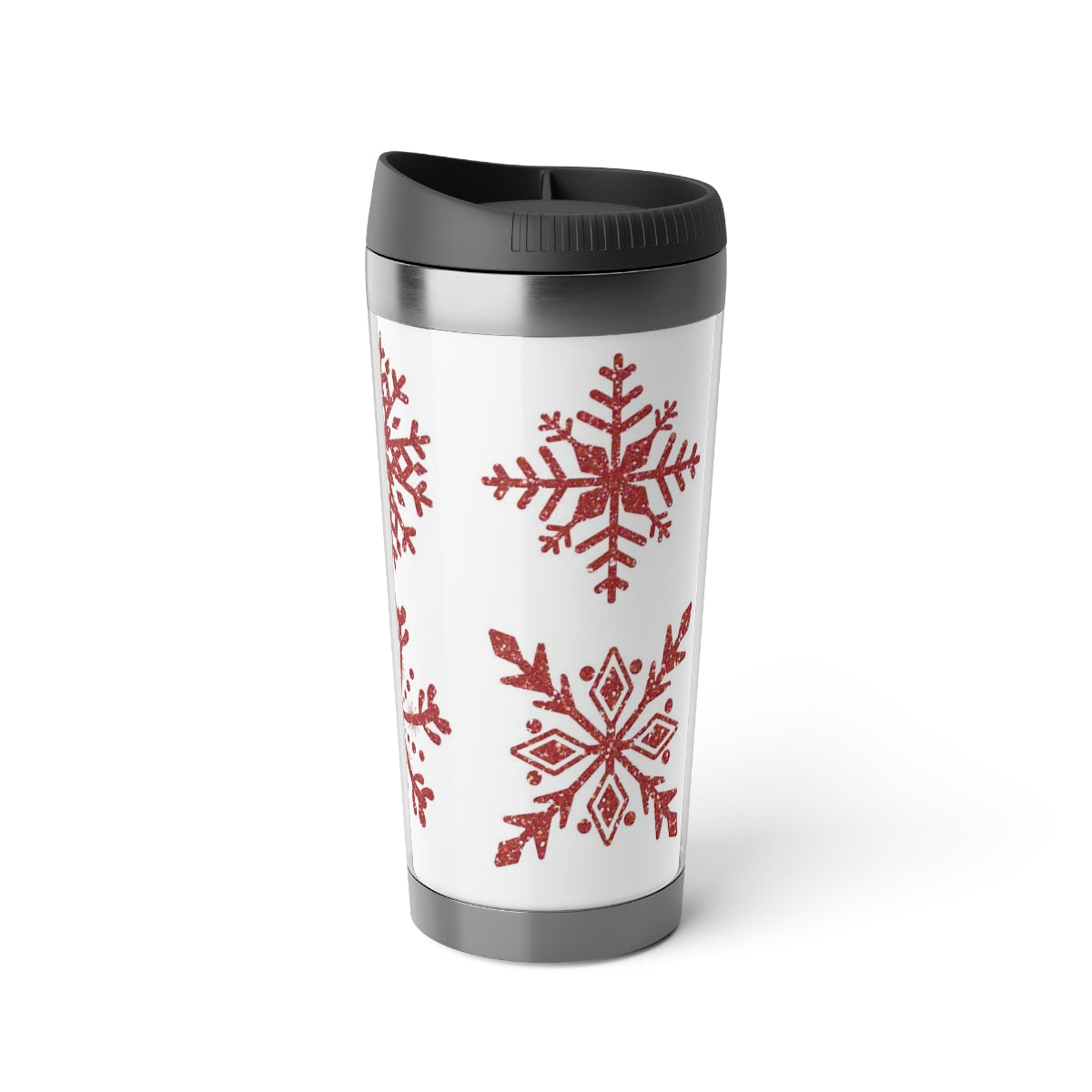 Let it Snow Stainless Steel Travel Mug with Insert