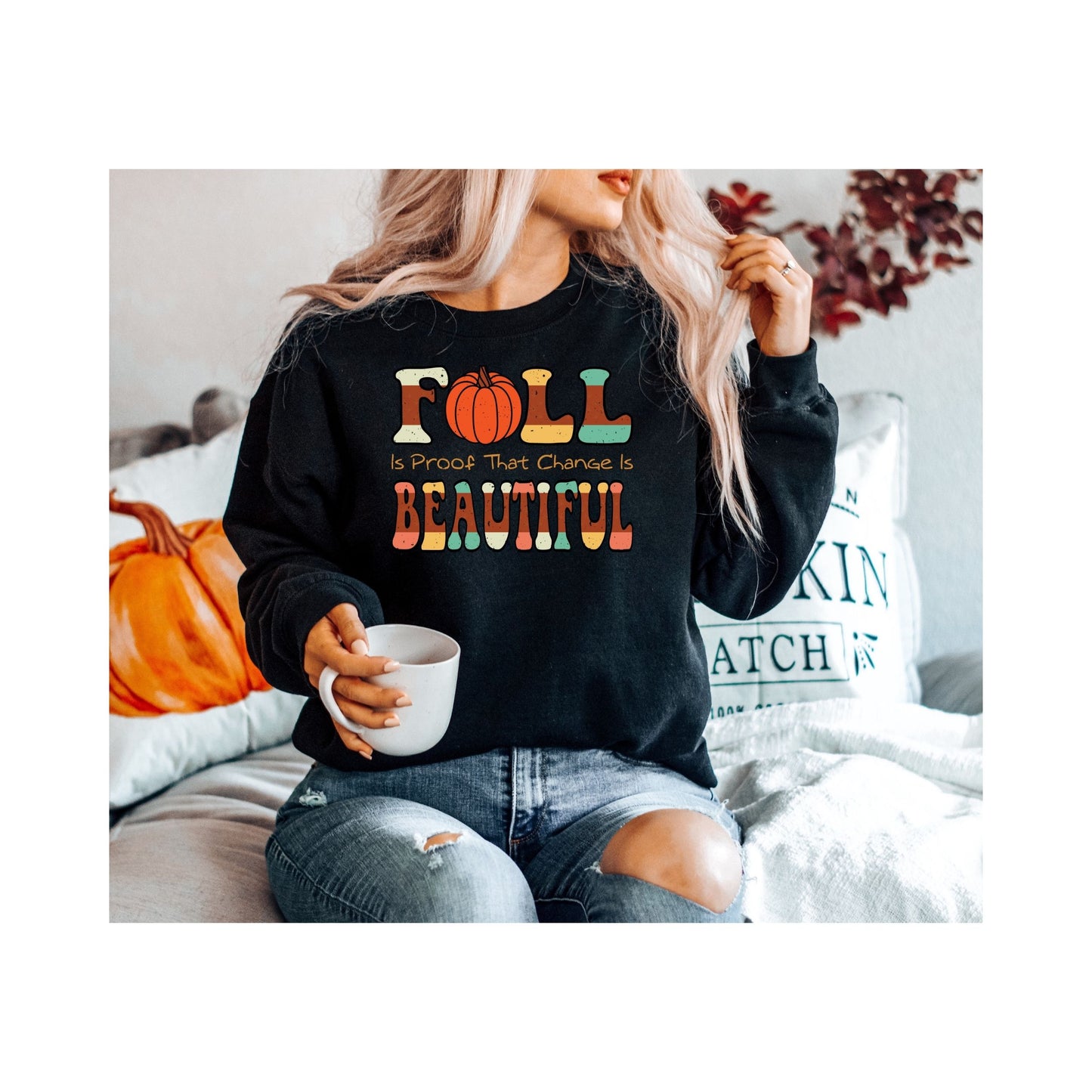 Fall Beautiful  Heavy Blend™ Crewneck Sweatshirt