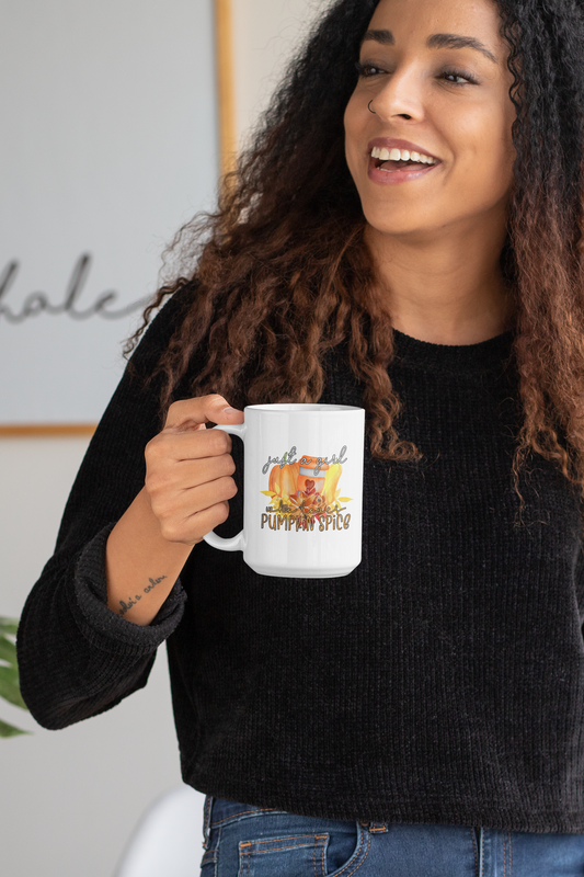 Just a Girl  Mug 11oz, Unique Coffee Mug, Fall Y'all, Pumpkin Spice