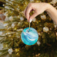 Christmas Angel Glass Ornament