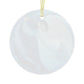Christmas Angel Glass Ornament