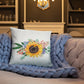 Sunflower bouquet Pillow